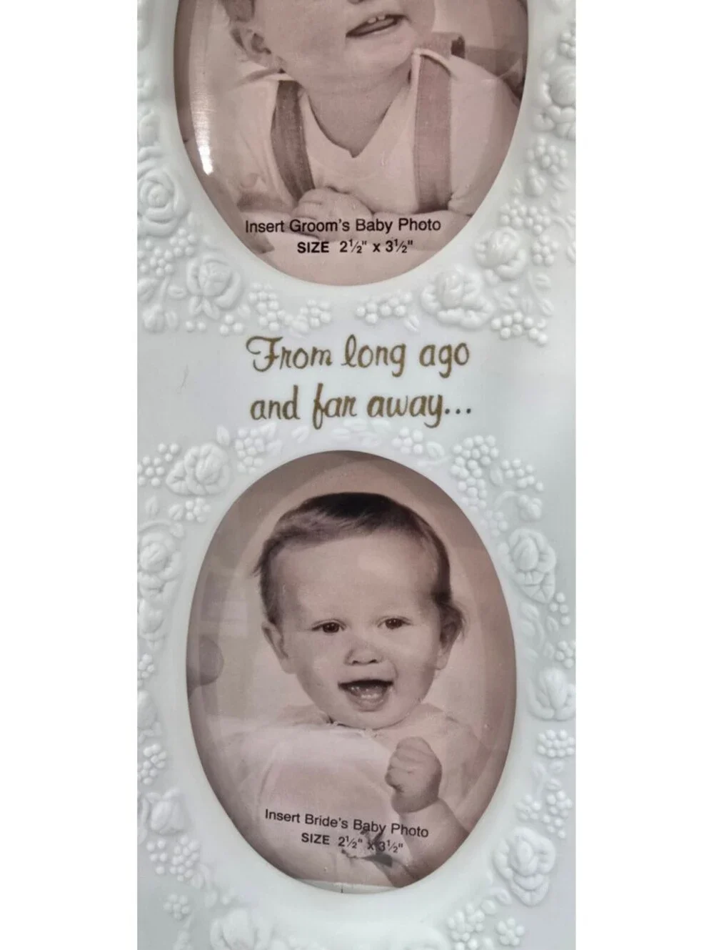 1990's Russ Wedding Day Multi-Photo Picture Frame
